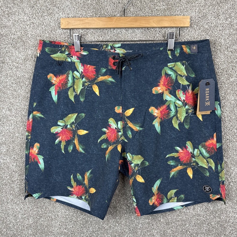 Roark‎ The Passage La Selva 18" Board Shorts Men's 36 NEW